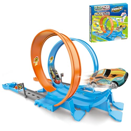 Toy Car Track Set, Construction Truck Vehicle and Dynamic Play Track Bundle, 360 Degree Gravity-Defying Wall-Climbing Action Game, for Toddler Birthday Easter Celebration Toy Car Track Set, Construction Truck Vehicle and Dynamic Play Track Bundle, 360 Degree Gravity-Defying Wall-Climbing Action Game, for Toddler Birthday Easter Celebration von zwxqe