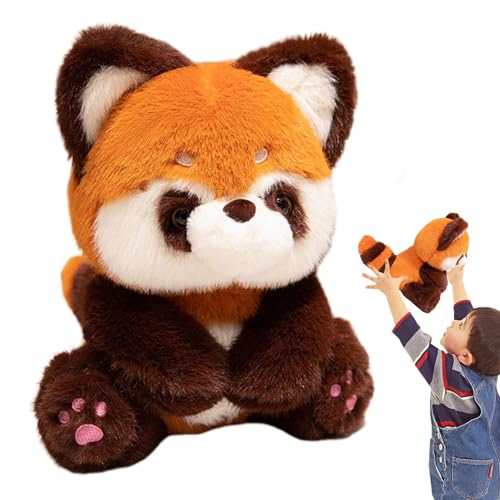 Waschbär Plüschtier, Tier Huggers Kissen, Waschbär Stofftier Entzückender Waschbär Plüsch Bequem Plushies Werfen, Waschbär Plüsch Schlafspielzeug, Plüsch Tier Huggers, Waschbär Kissen zum Schlafen von zwxqe