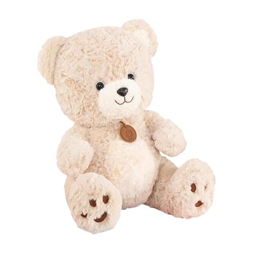 zwxqe 11.8 Inches Bear Plush Toy, Adorable Stuffed Bear Doll Pillow, Lightweight Cute Soft Animal Plush for Kids, Adults, Girls, Boys, Perfect Cuddly Companion von zwxqe