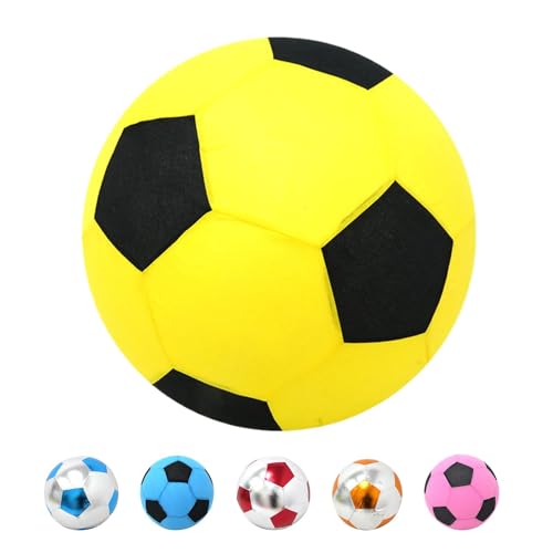 zwxqe 9.84 inches Inflatable Football, Inflatable Beach Ball Simulation Soccer, Lightweight Leakproof Soft Ball, Portable Interactive Blow-Up for Indoor and Outdoor Games von zwxqe