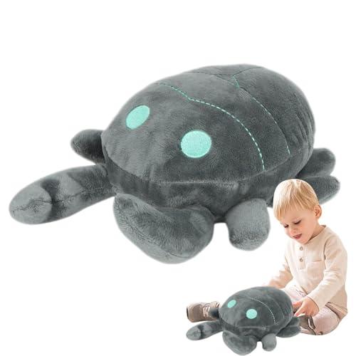 zwxqe Beetle Plush Toy, Soft Stuffed Cute Doll, Cartoon Stuffed Animal Plush Toy, Huggable Plush Doll for Home and Kids, Cute Beetle Plush Toy, Blue Beetle Plush Pillow 10.63-Inch von zwxqe