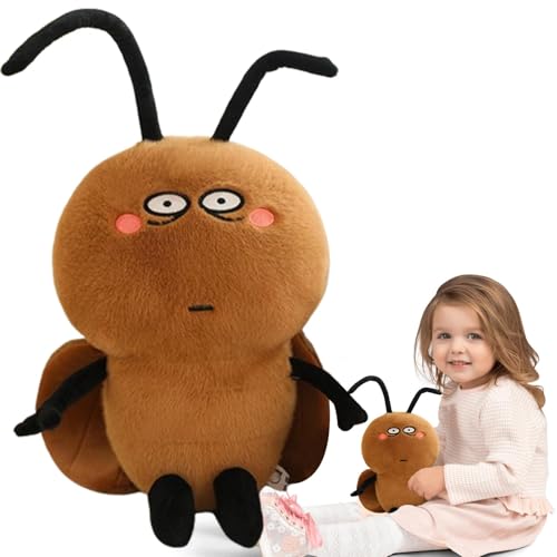 zwxqe Cockroach Stuffed Animal, Cute Plushi E Toy, Soft & Huggable Stuffed Animal, Adorable Room Decoration,Made by Plush Material Fun Gift for Kids & Adults von zwxqe