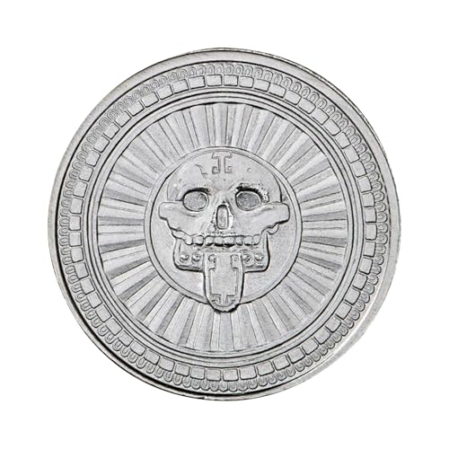 zwxqe Collectable Coin, Vintage Souvenir, Historical Commemorative Token, Decorative Antique Keepsake Gift for Friends Family Women Men Bedroom Living Room Display Showcase Gray zwxqe Collectable Coin, Vintage Souvenir, Historical Commemorative Token, Decorative Antique Keepsake Gift for Friends Family Women Men Bedroom Living Room Display Showcase Gray von zwxqe