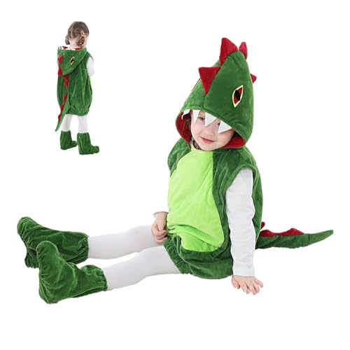 zwxqe Cosplay-Dinosaurier-Kleidung, bezauberndes Dinosaurier-Kostüm, Kinder-Dinosaurier-Kostüm, Dinosaurier-Kostüm für Kinder, Kinder-Dinosaurier-Kostüm, Kinder-Dinosaurier-Kostüm, Dinosaurier-Kostüm von zwxqe