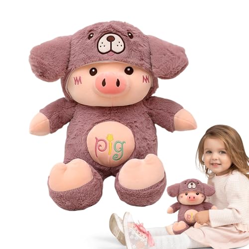 zwxqe Cute Pig Plush Toy, Pig Doll Bed, Sleeping Pig Pillow, Children's Gift Doll, Pig Plush for Kids, Soft Pig Stuffed Animal, Plush Pig Pillow, Pig Toy for Baby, Pig Pillow Doll von zwxqe