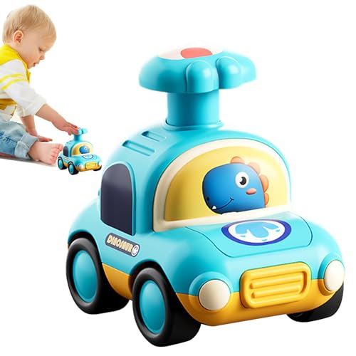 zwxqe Dinosaur Vehicle Toy for Children, Press Car Toy for, Push Car Toy for Boys and Girls, Kids Vehicle Toy with Sound, Dinosaur Push and Go Car, Cartoon Push Car Toy, Fun Push and Go Car von zwxqe