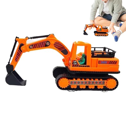 zwxqe Excavator Toy Vehicle, Kids Toy Excavator, 360 Degree Rotating Excavator, Construction Vehicle Toy, Moveable Joints Excavator, Kids Construction Toy, Kids Toy Excavator with Rotating Joints von zwxqe