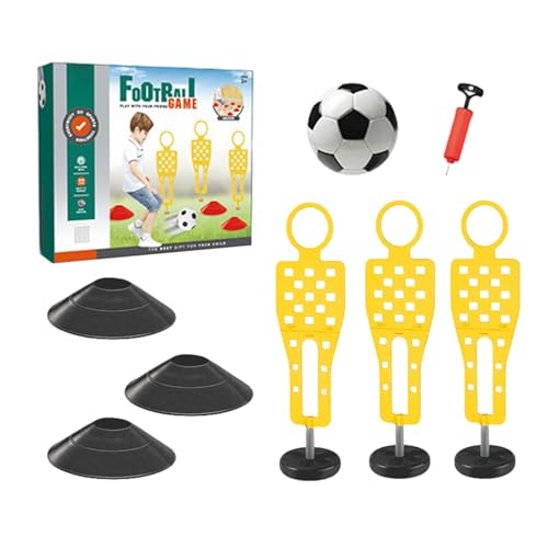 zwxqe Football Training Obstacle Play Set, Soccer Tutoring Equipment and Educational Sports Toy, Kids Boys Girls, Multi Person Activity for Backyard, Gym, Home Field, Park Use zwxqe Football Training Obstacle Play Set, Soccer Tutoring Equipment and Educational Sports Toy, Kids Boys Girls, Multi Person Activity for Backyard, Gym, Home Field, Park Use von zwxqe