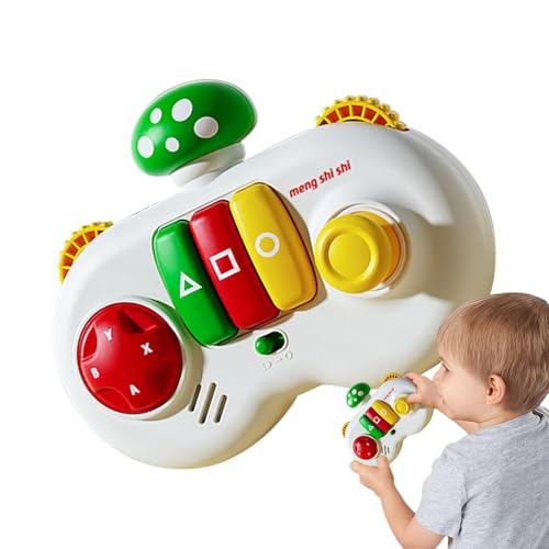 zwxqe Mushroom Busy Games Console, Kids Busy Game Board, Mushroom Sensory Board Toy, Interactive Educational Travel Activity Toy for Fine Motor Skills, Portable Learning Toys von zwxqe