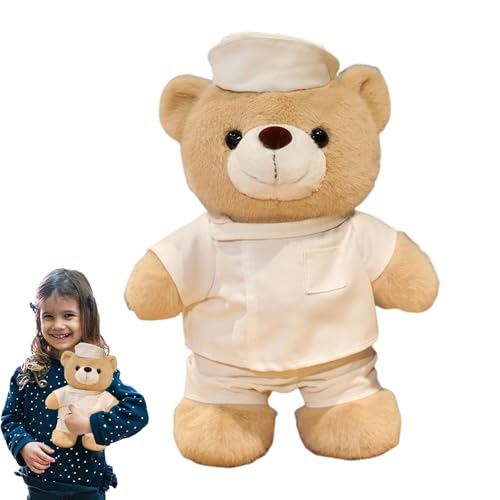 zwxqe Nurse Bear, Stuffed Plush Toy, Cute Throw Pillow, Childrens Gift Doll, Adorable Decor for Baby Kids Nursery Bedroom Halloween Christmas Desk Room, 11.81x7.87x2.76 Inches zwxqe Nurse Bear, Stuffed Plush Toy, Cute Throw Pillow, Childrens Gift Doll, Adorable Decor for Baby Kids Nursery Bedroom Halloween Christmas Desk Room, 11.81x7.87x2.76 Inches von zwxqe