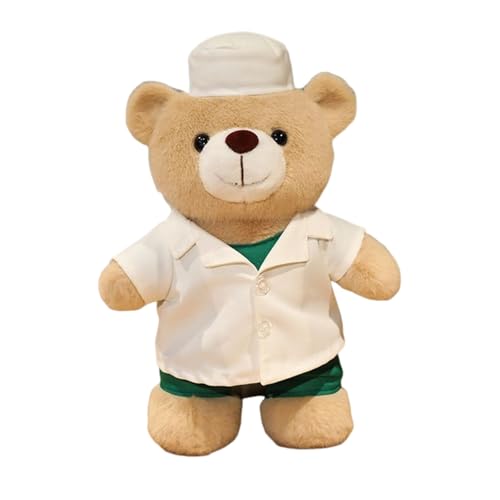 zwxqe Nurse Bear, Stuffed Plush Toy, Cute Throw Pillow, Childrens Gift Doll, Adorable Decor for Baby Kids Nursery Bedroom Halloween Christmas Desk Room, 11.81x7.87x2.76 Inches zwxqe Nurse Bear, Stuffed Plush Toy, Cute Throw Pillow, Childrens Gift Doll, Adorable Decor for Baby Kids Nursery Bedroom Halloween Christmas Desk Room, 11.81x7.87x2.76 Inches von zwxqe