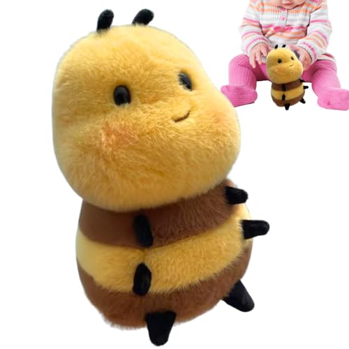 zwxqe Plüschbiene - Sanftes Kuscheltier Stoffbiene - Dekoratives Schmuse-Kissen Sammelfigur Geschenk für Kinder Mädchen Geburtstag Weihnachtsfest Feiertage zwxqe Plüschbiene - Sanftes Kuscheltier Stoffbiene - Dekoratives Schmuse-Kissen Sammelfigur Geschenk für Kinder Mädchen Geburtstag Weihnachtsfest Feiertage von zwxqe