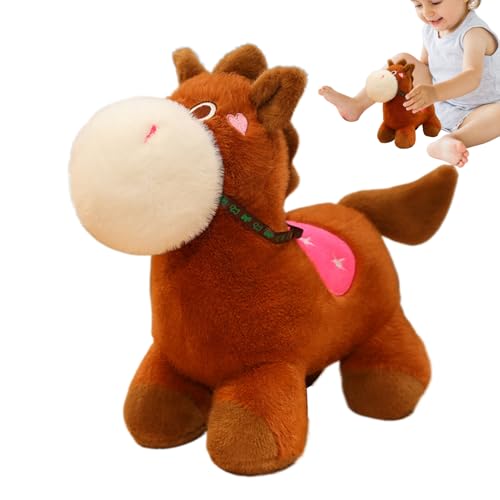 zwxqe Plush Animal, Stuffed Horse Doll, Soft Huggable Toy, Cuddly Companion Gift, Cozy Decoration for Couch Car Kids Girlfriend Boys Girls and Comfort Moments Anywhere, 9.06 Inches zwxqe Plush Animal, Stuffed Horse Doll, Soft Huggable Toy, Cuddly Companion Gift, Cozy Decoration for Couch Car Kids Girlfriend Boys Girls and Comfort Moments Anywhere, 9.06 Inches von zwxqe