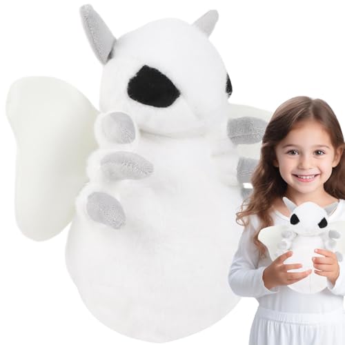 zwxqe Plush Doll, Stuffed Toys Pillow Animals Doll, Plush Moth Stuffed Toy, Soft Plush Doll, White Pillow, Plush Toy for Sofa, Stuffed Toy for Hotel, Huggable von zwxqe