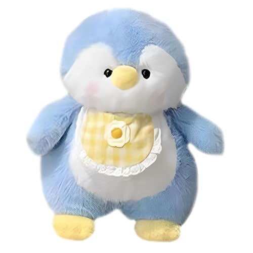 zwxqe Plush Penguin Doll, Penguin Toy for Bedroom, Penguin Cuddly Toy, Stuffed Penguin for Playroom, Penguin Stuffed Animal for Kids, Cute Penguin Plush Toy, Plush Animal Toy, Penguin Bib Plush von zwxqe