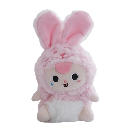 zwxqe Rabbit Stuffed Animal, Cartoon Bunny Plush i es Stuffed Doll, 7.09 Inches Height Lightweight Funny Animal Plush Toy Pendants for Living Room and Bedroom Decor von zwxqe