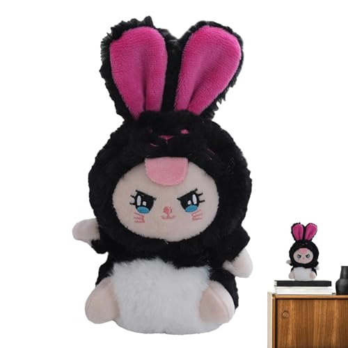 zwxqe Rabbit Stuffed Animal, Cartoon Bunny Plush i es Stuffed Doll, 7.09 Inches Height Lightweight Funny Animal Plush Toy Pendants for Living Room and Bedroom Decor von zwxqe